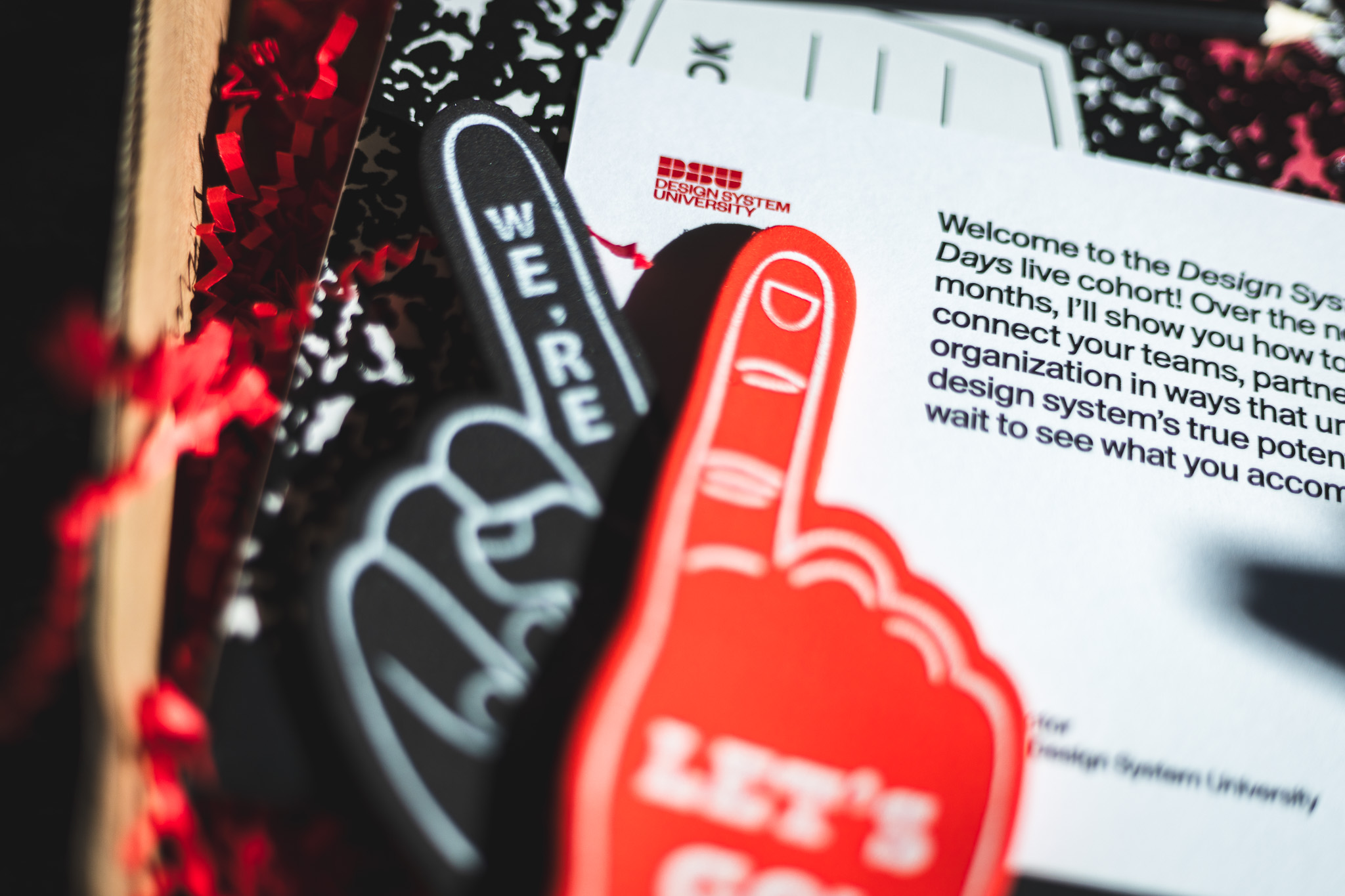 Welcome Kit that was sent to all members of the inaugural “Design System in 90 Days” live cohort