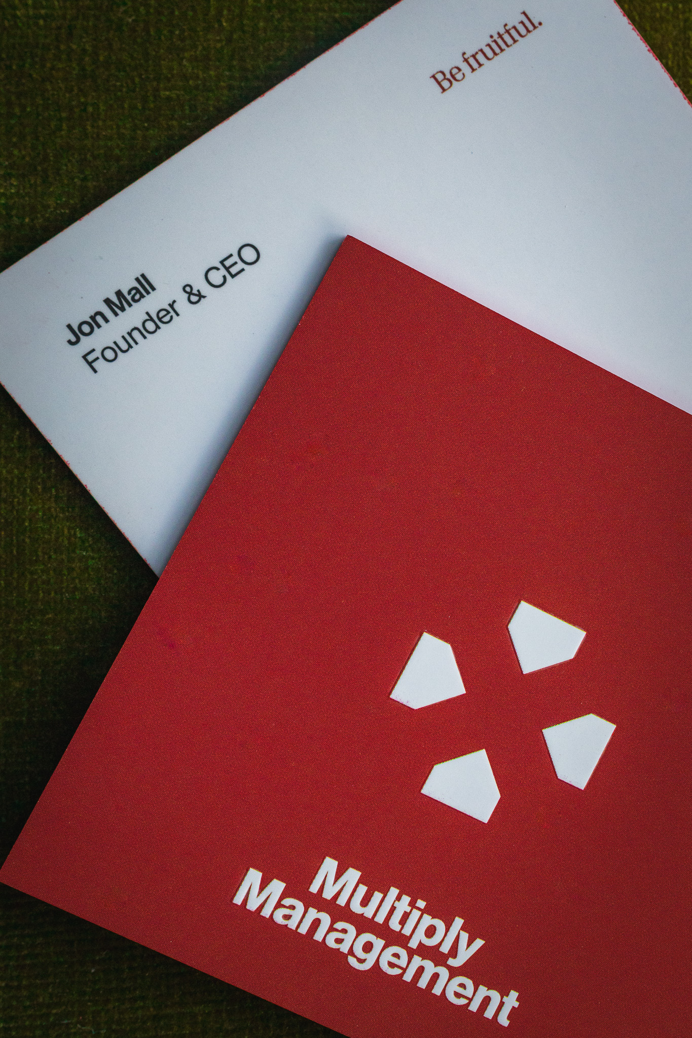 Multiply Management business cards