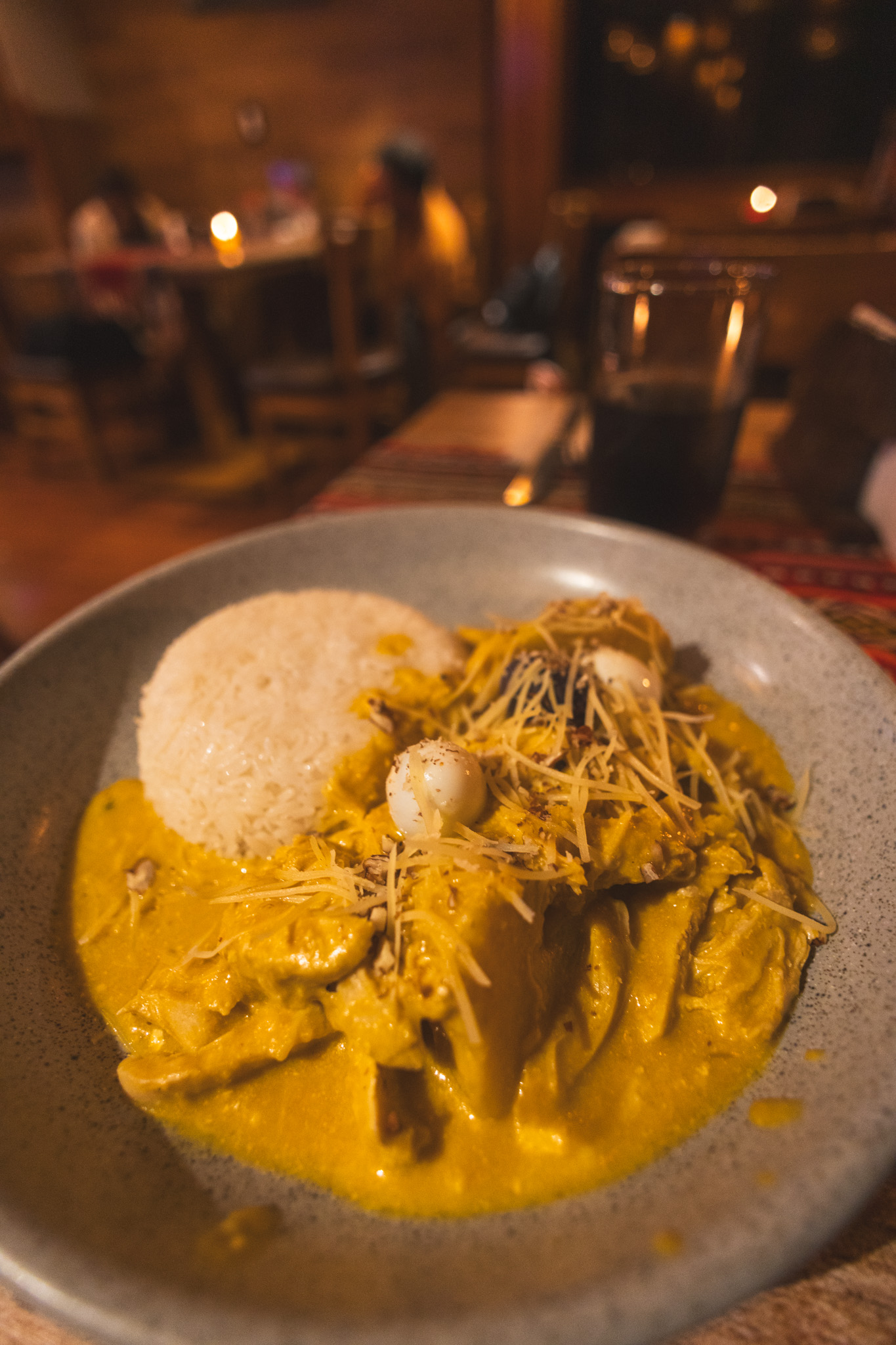 A dish of aji de gallina