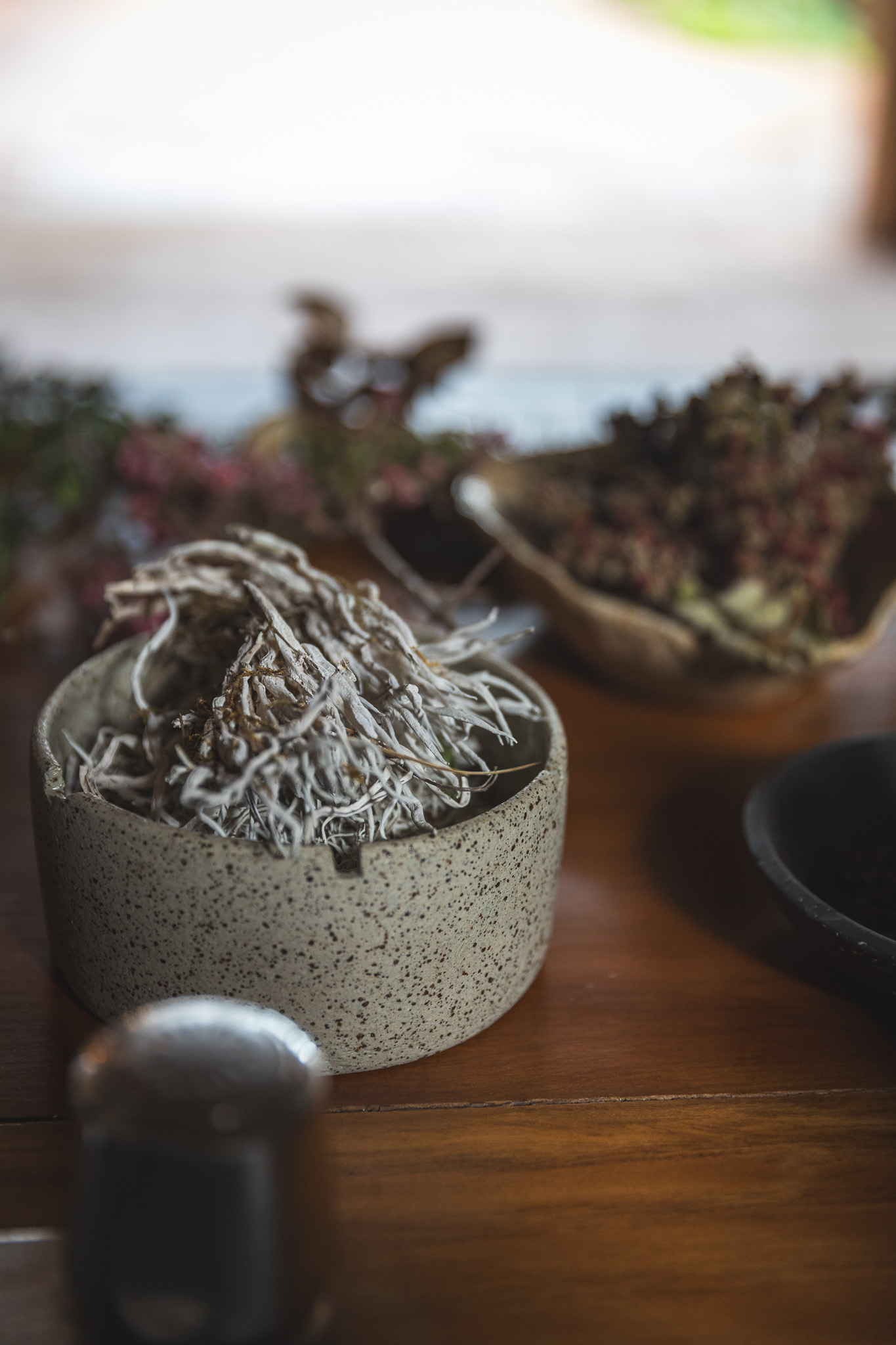 Various herbs and roots