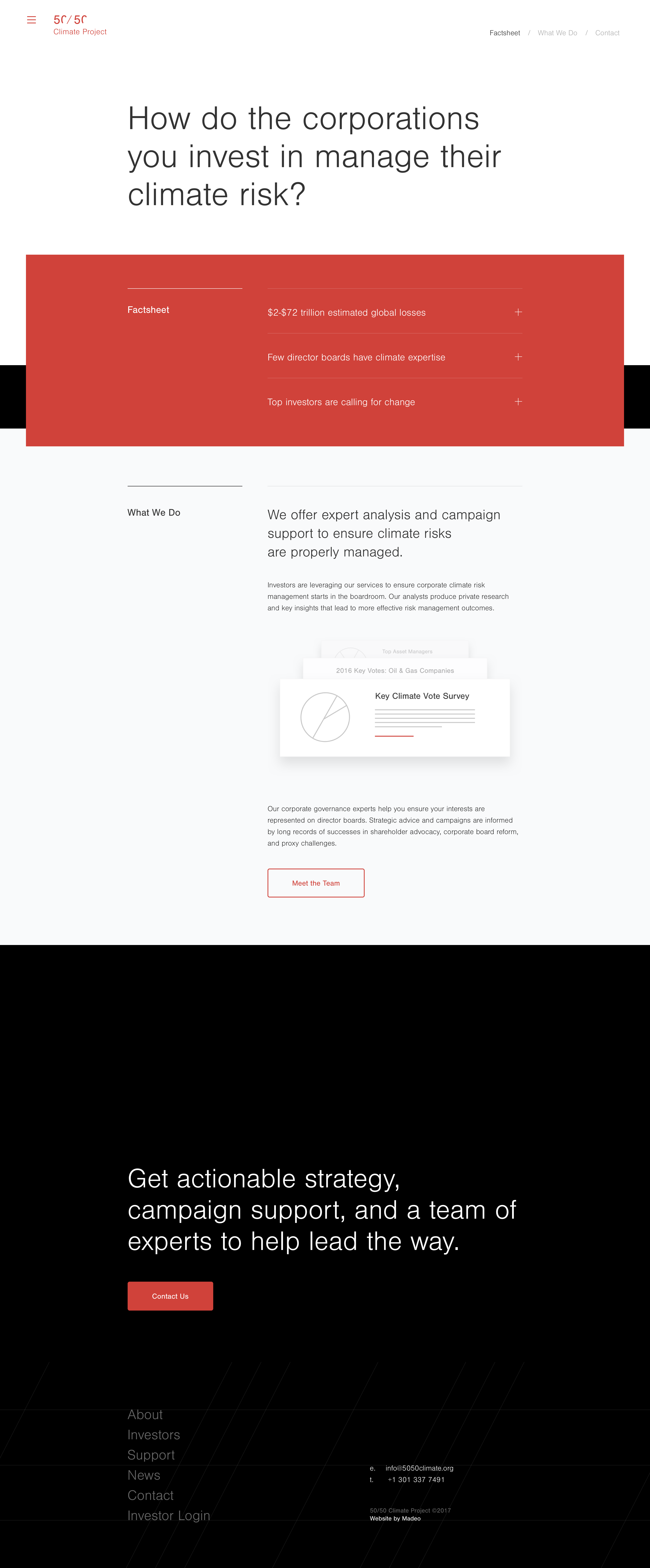 50/50 Climate Project