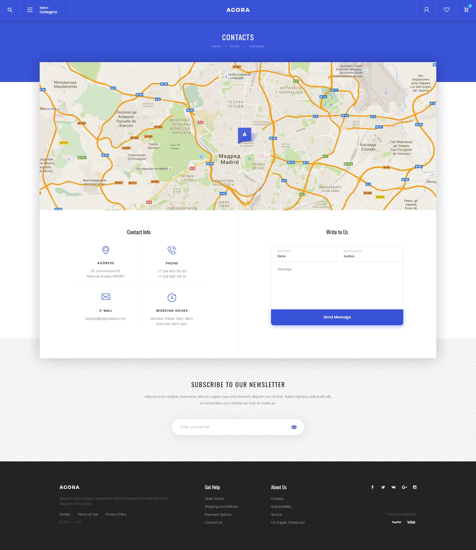 Agora eCommerce PSD Template on themeforest